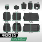 Set of 4 Seat Covers for Chevy Silverado LT Double Cab