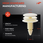 20Pcs 8mm Nylon Door Trim Panel Retainers for Chevy GMC