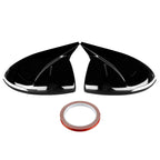 Gloss Black Add-On Rear View Mirror Cap Cover for Hyundai Sonata (2020–2023)