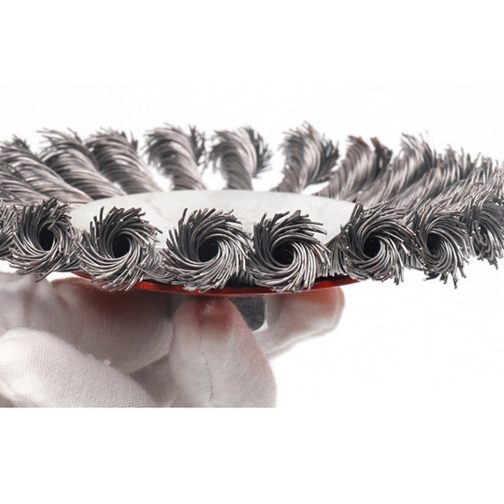 Set of 6 Steel Wire Brushes for Grinder (100mm/115mm/125mm) 12500rpm