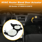 HVAC Heater Blend Door Actuator for Toyota Sienna (2011–2020) 8710608101