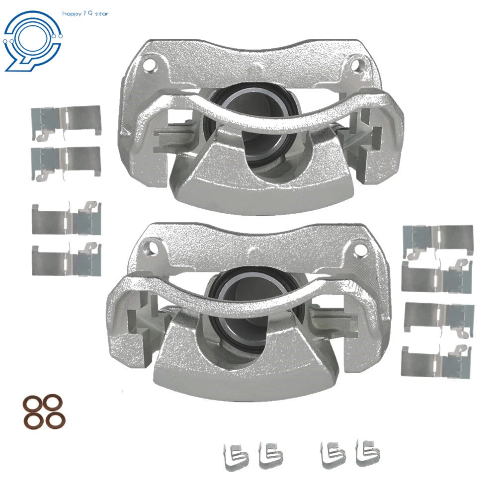 Pair Front Brake Calipers w/Bracket Assembly for Toyota Camry Avalon Lexus ES350 (2007–2011)