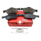 Set of 4 TRW Pro Front Ceramic Disc Brake Pads for Ford Escape (2001–2012)