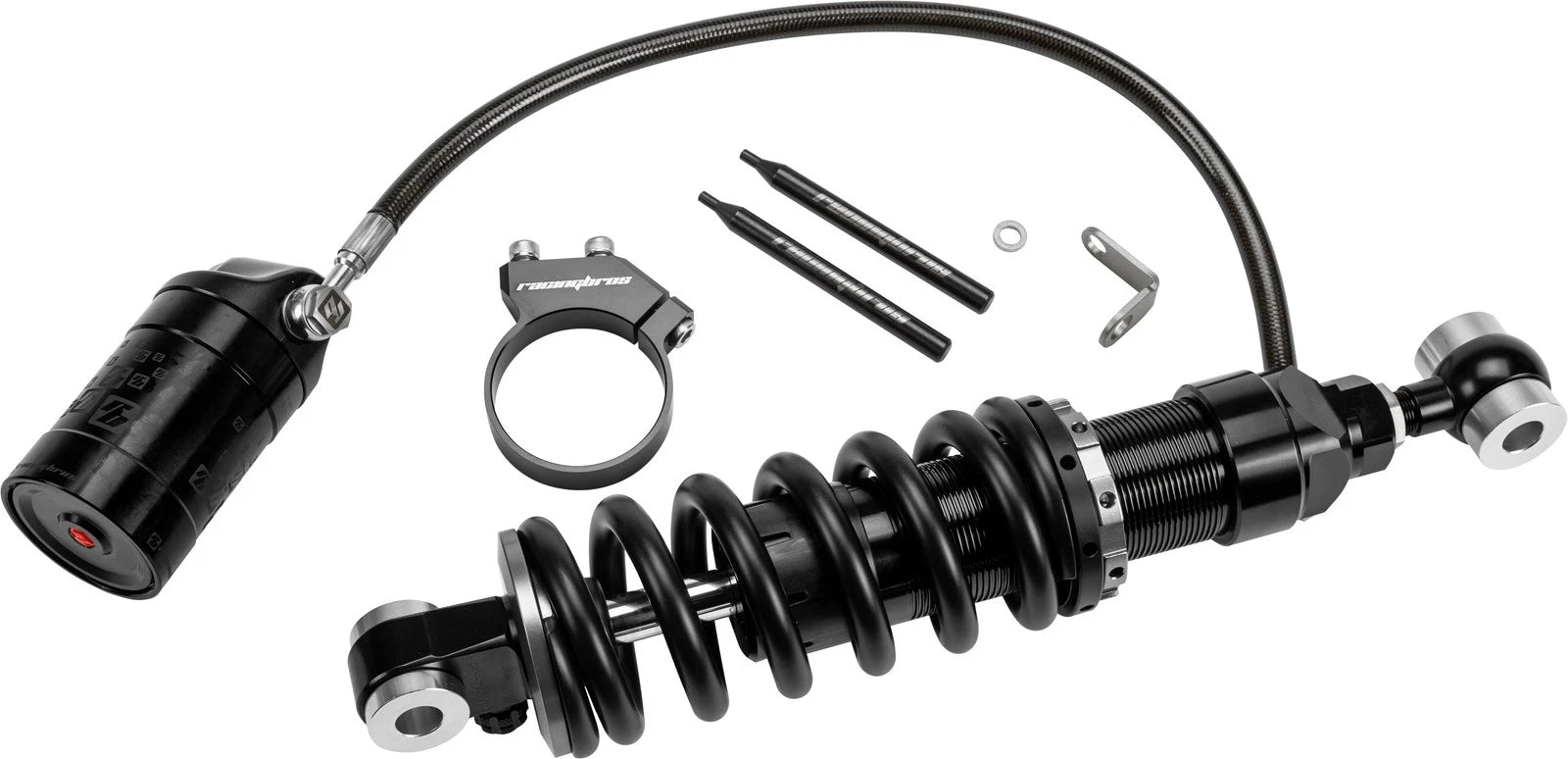 HARDDRIVE M8 Softail Remote Reservoir Shock 13 in for Harley Davidson FXFB (2018–2023)