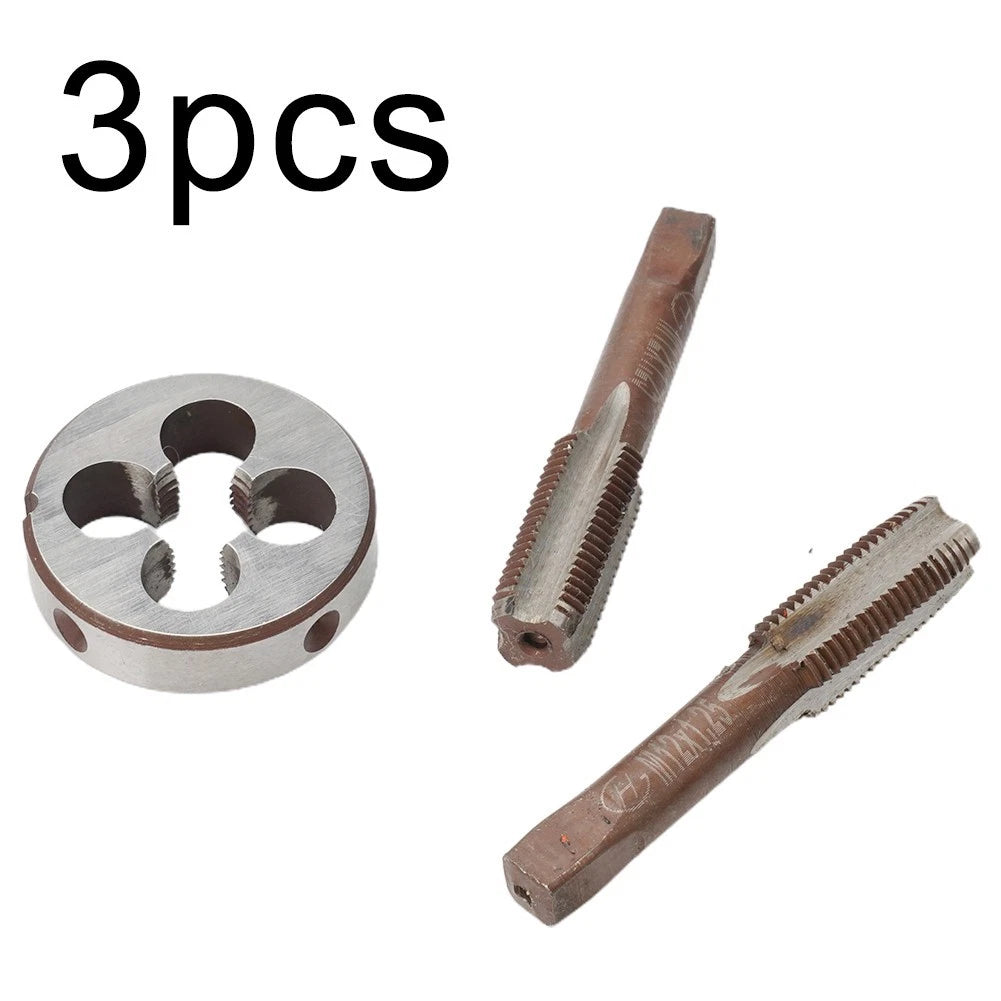 Set of 3 M12X1.25mm HSS Metric Tap and Die Right Hand Thread