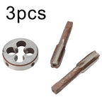 Set of 3 M12X1.25mm HSS Metric Tap and Die Right Hand Thread
