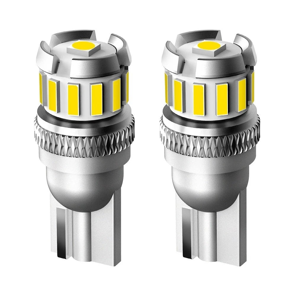 2X T10 194 CANBUS LED License Plate Light Bulbs for