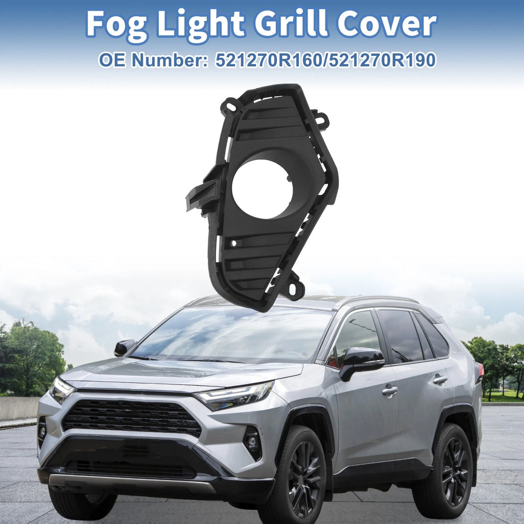 1 Pc Fog Light Grill for Toyota RAV4 (2019–2023) No. 521270R160