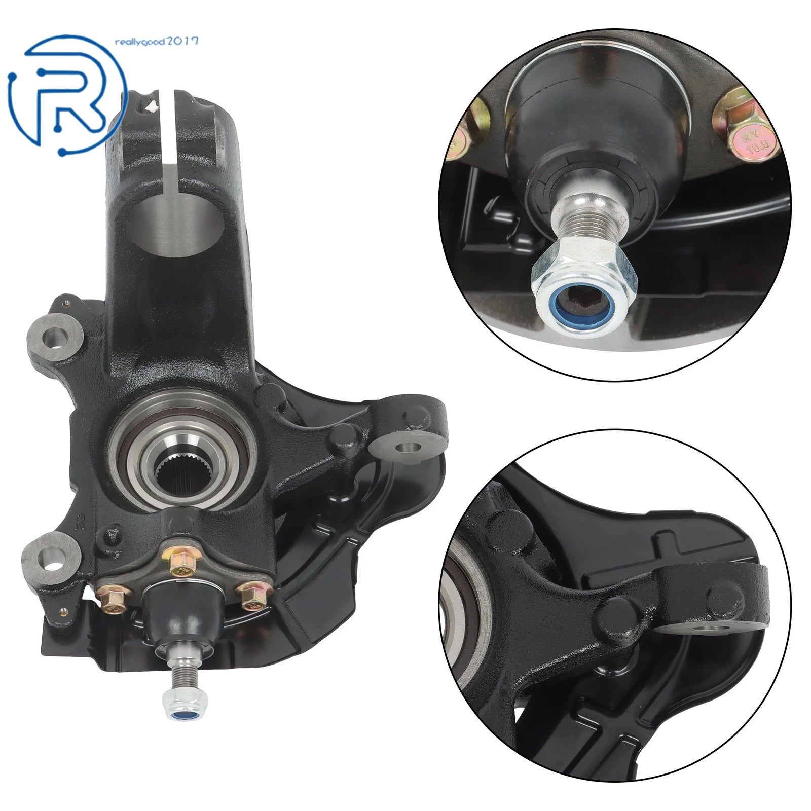 Steering Knuckle Assembly for Ram 1500 2500 3500 (2014–2020) Front RH w/ Dust Shield