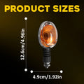 4X M10 Clear Lens Amber Turn Signal Lights for Buell Blast (2000–2010)