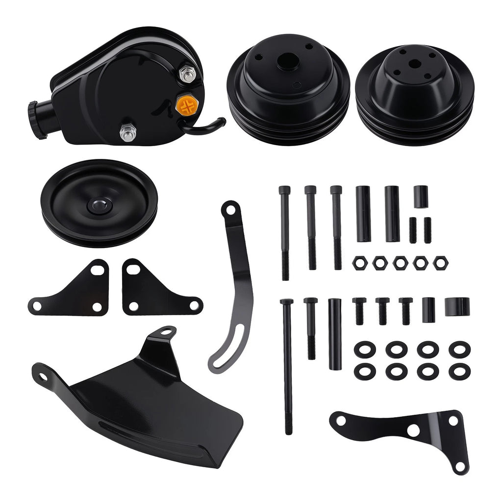 Alternator Bracket & Pulley Kit for SBC Engines (1958–1986)