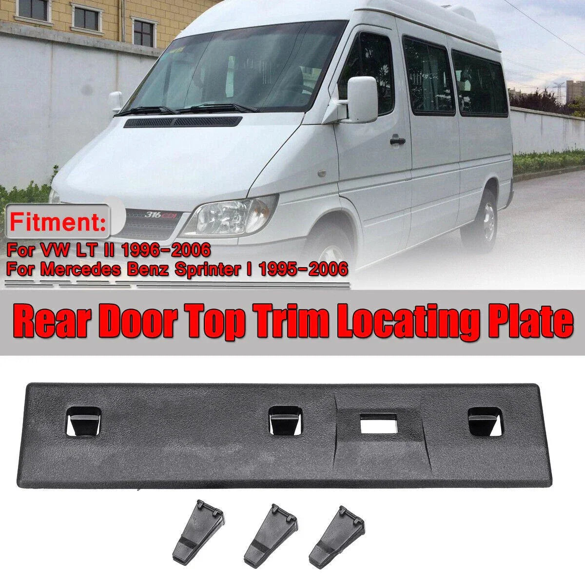 Rear Door Upper Plate Strip for Dodge Mercedes Sprinter (1995–2006)
