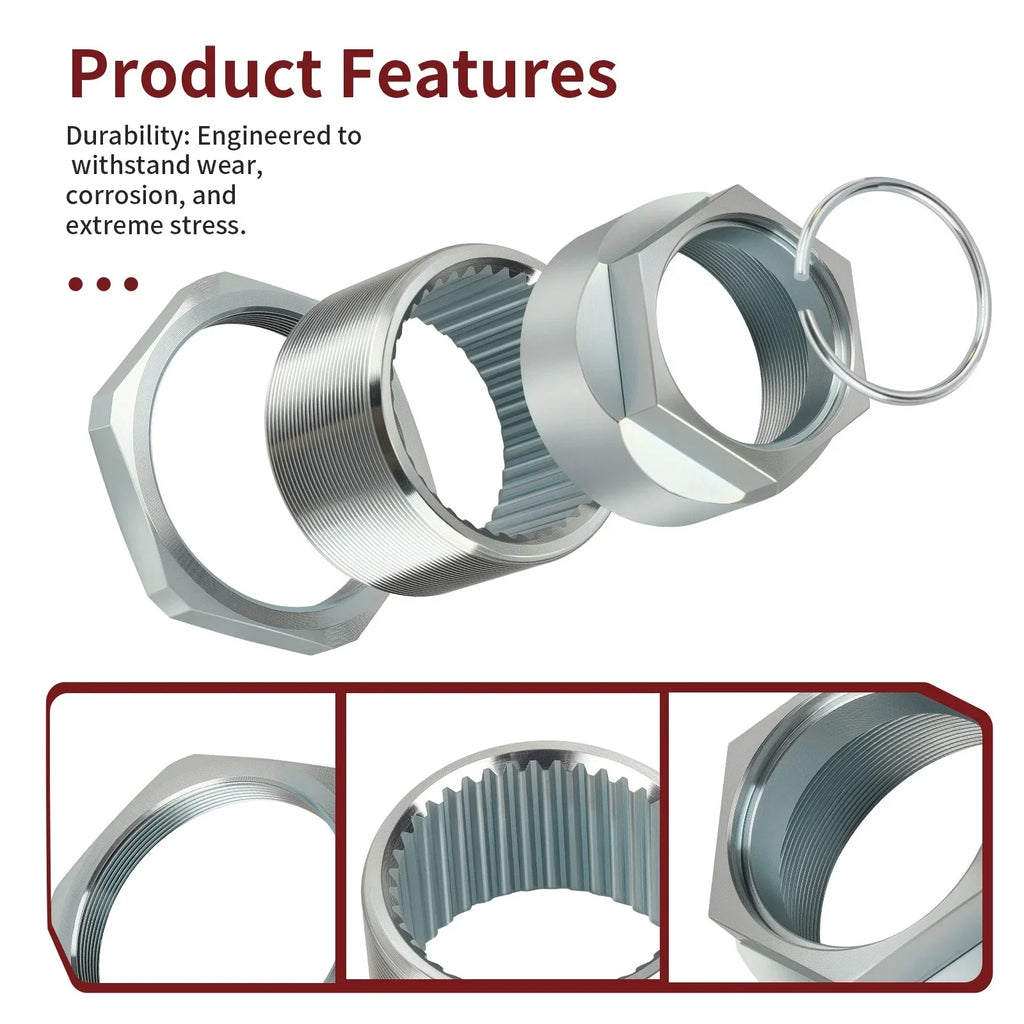 Axle Lock Jam Sleeve Nut Bolt Clip for Honda TRX250X (1987–1992)