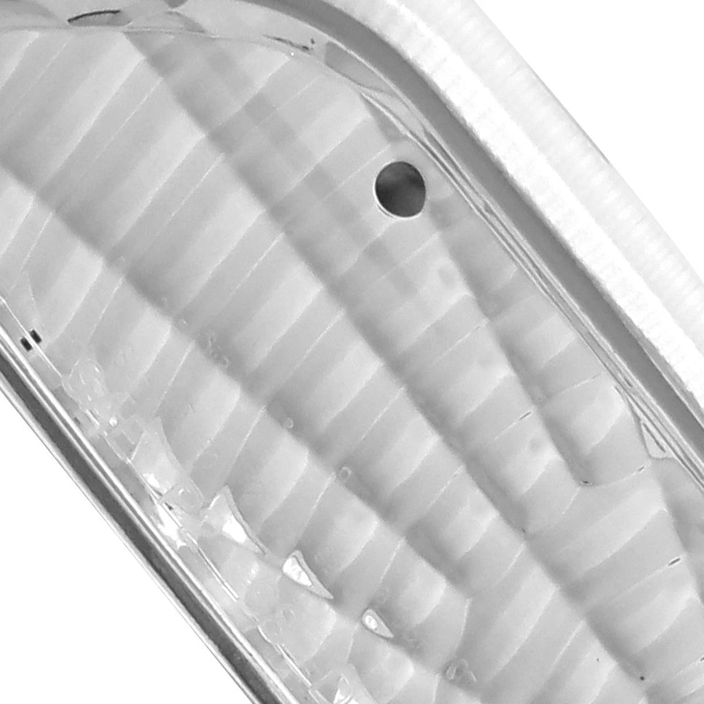 Pair Chrome Housing Front Side Bumper Lights for Mercedes W203 C-Class (2001–2007)