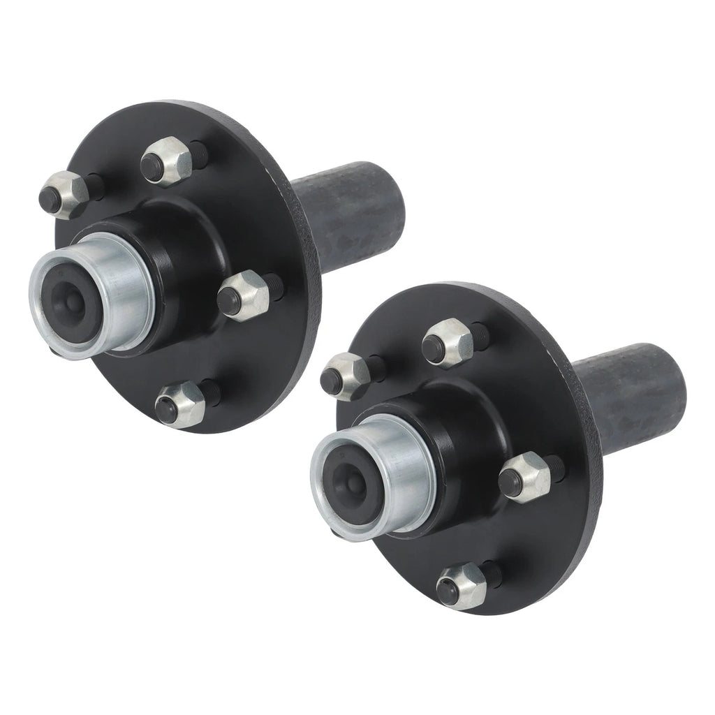 Set of 2 Pre-Assembled Trailer Hub Kits for 3" Axles (Fit 5 on 4.75")