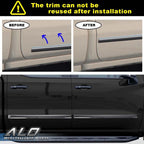 Set of 4 Body Side Molding Trim for Silverado/Sierra Crew Cab