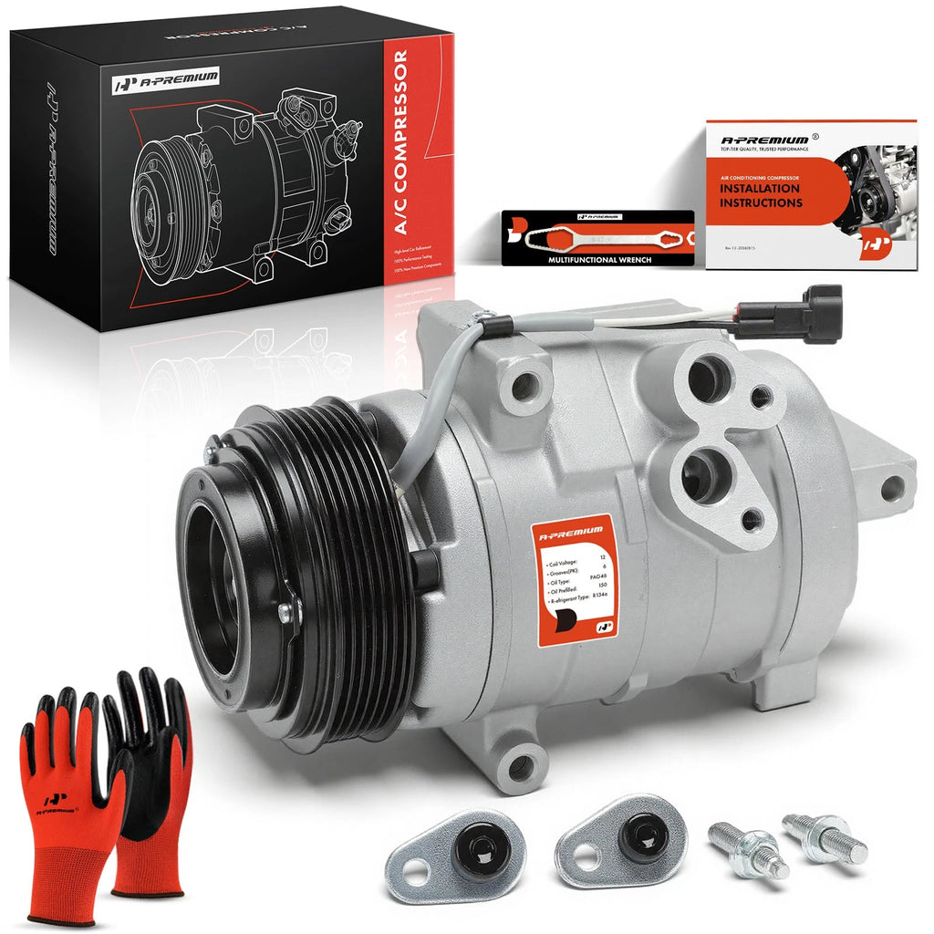 A/C Compressor with Clutch for Ford Taurus Flex Lincoln MKS MKT (2008–2012)