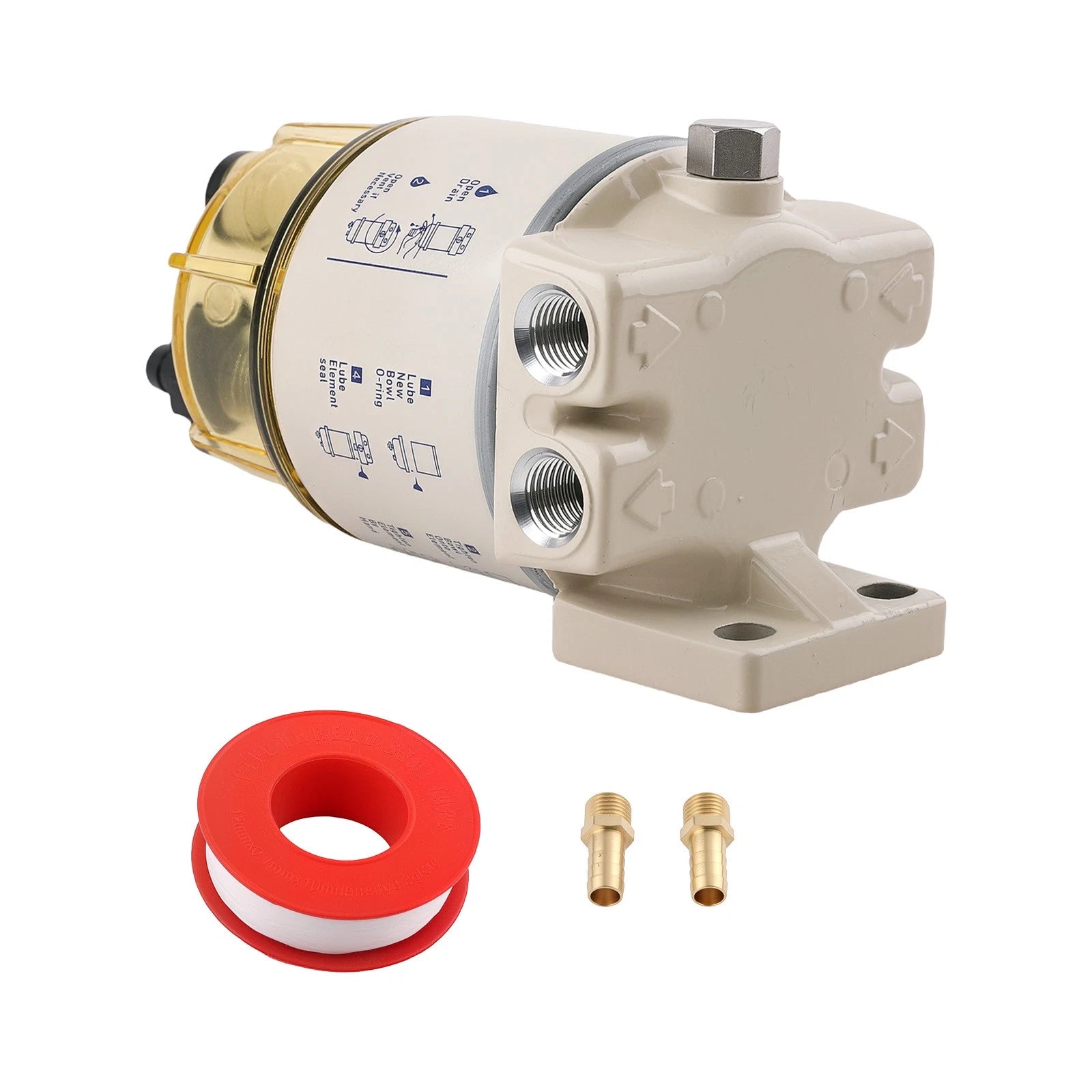 Fuel Filter Water Separator S3240 for Off Road Equipment (3/8" NPT, 10 Micron)