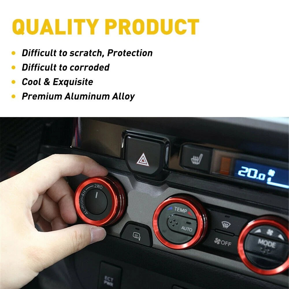 Air Conditioner Switch Knob Trim for Toyota Tacoma (2016–2020)
