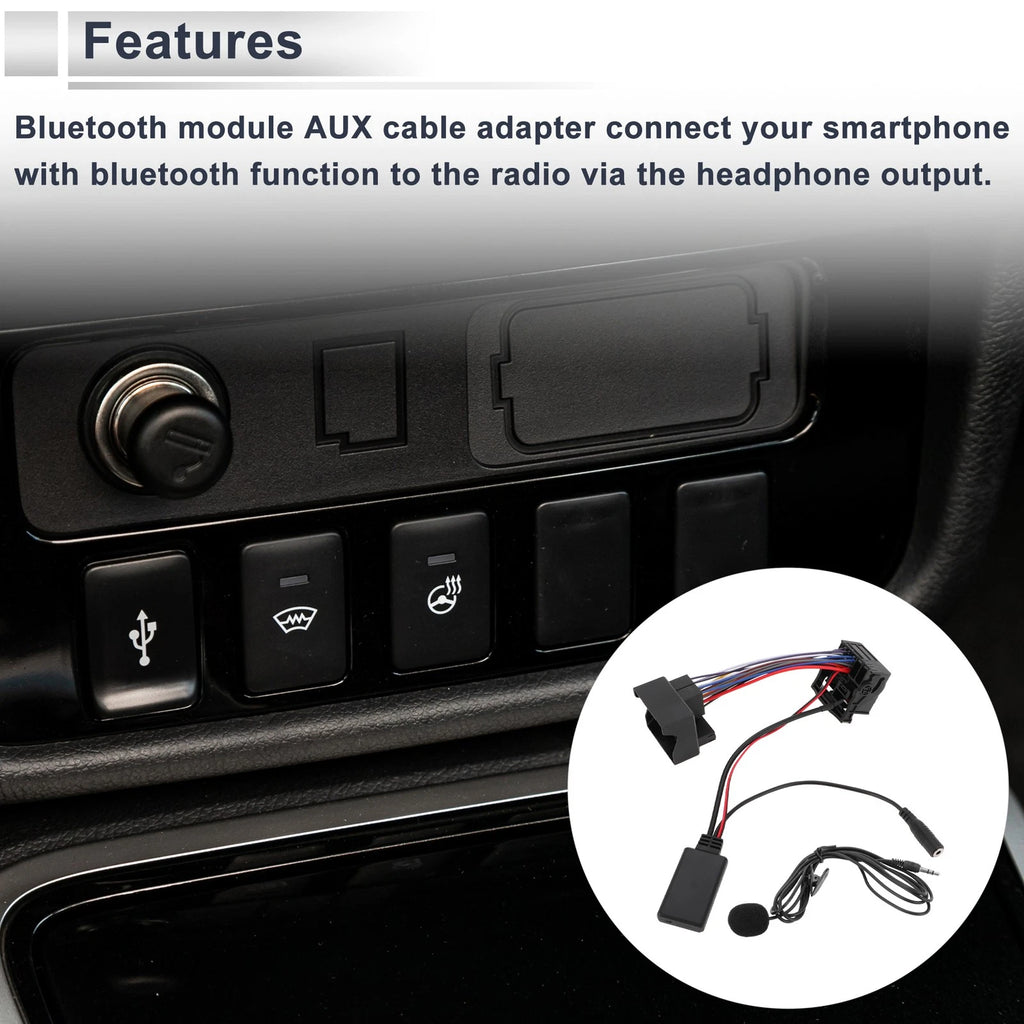 Stereo Radio Harness for Ford (16Pin Microphone, Handsfree)