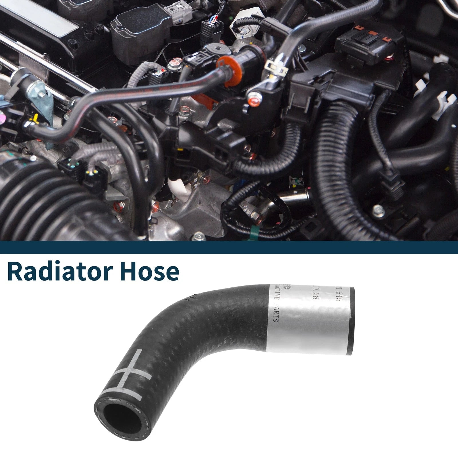Radiator Hose Coolant Pipe for Audi A6 Quattro 3.0L V6 (2005–2011) No. 06E121545 Rubber