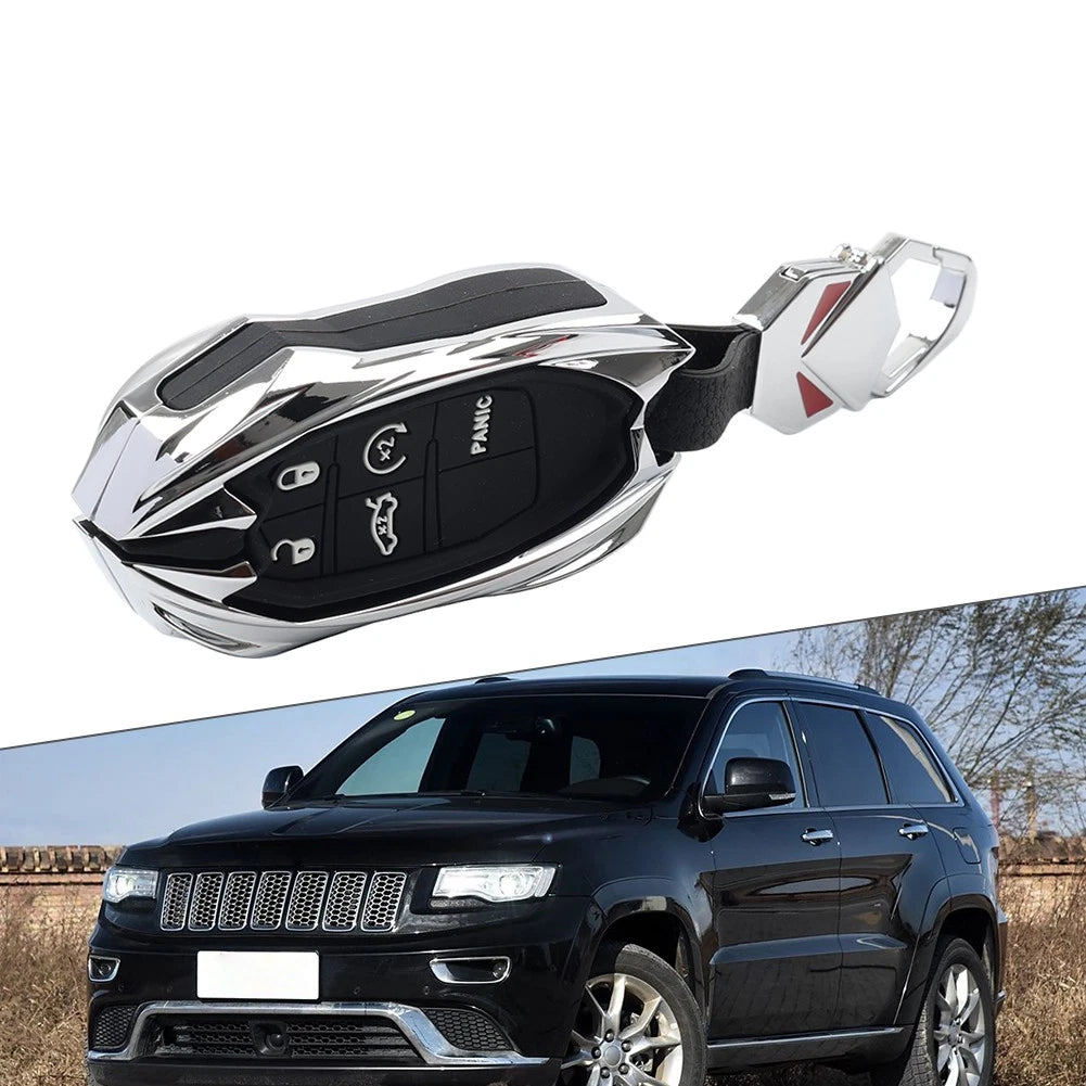 Smart Key Fob Shell Cover for Dodge Charger, Jeep Grand Cherokee (2011–2023)