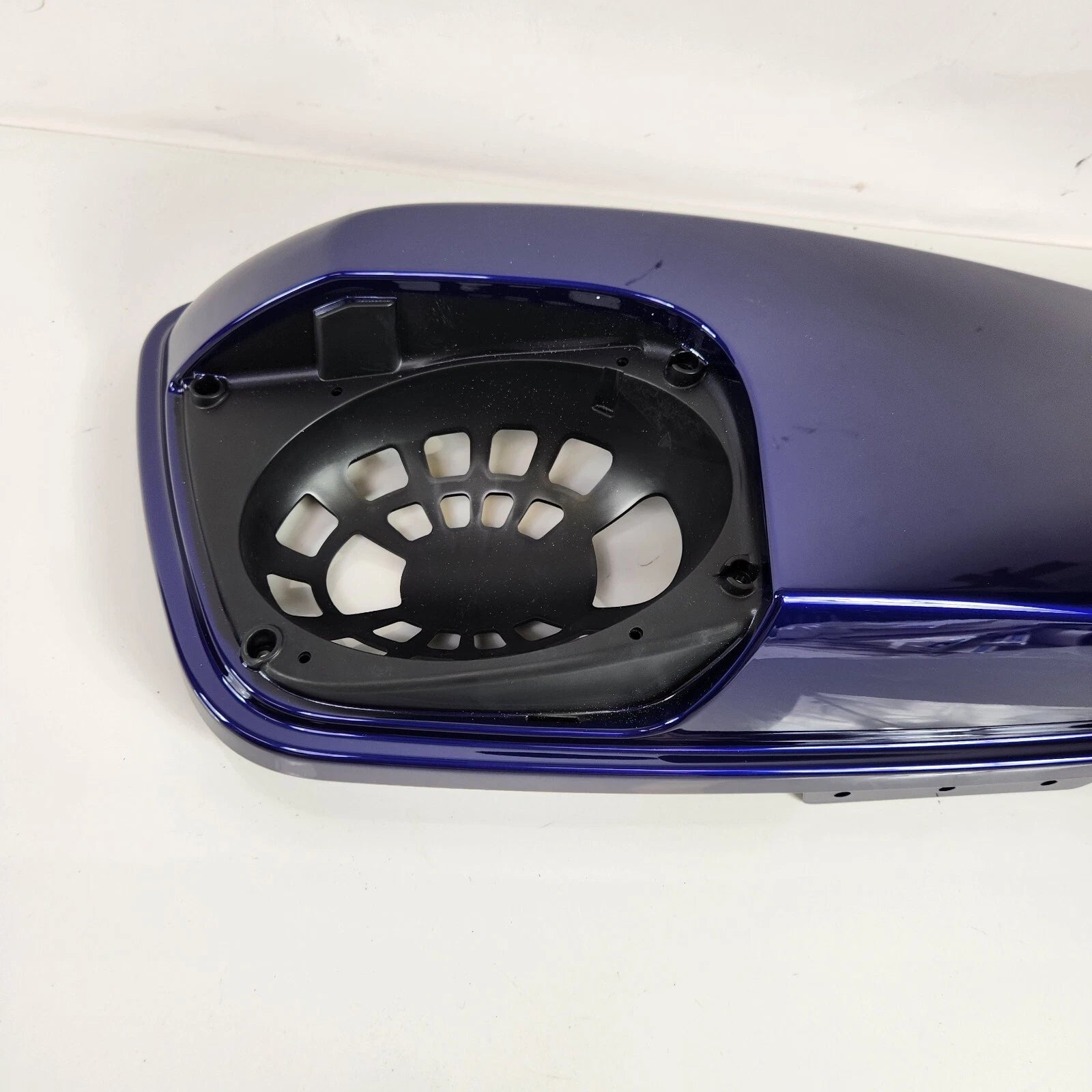 Left Saddlebag Boom Speaker Lid for Harley Touring (2014–2023) - Zephyr Blue