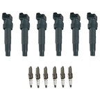 6X Ignition Coils & Iridium Spark Plugs for Hyundai Santa Fe (2013–2018)