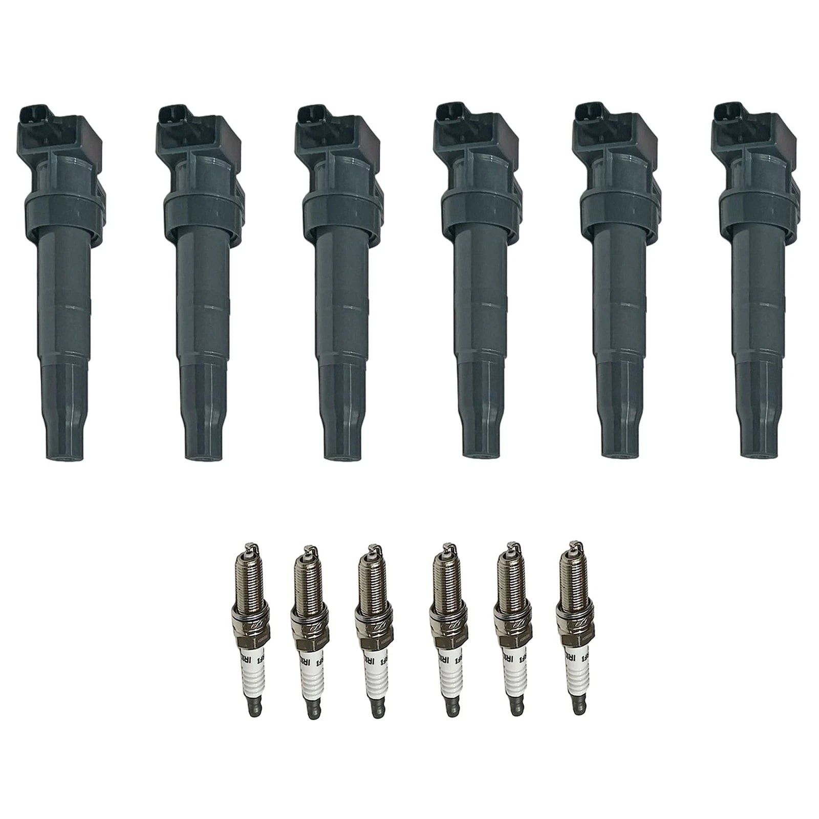6X Ignition Coils & Iridium Spark Plugs for Hyundai Santa Fe (2013–2018)