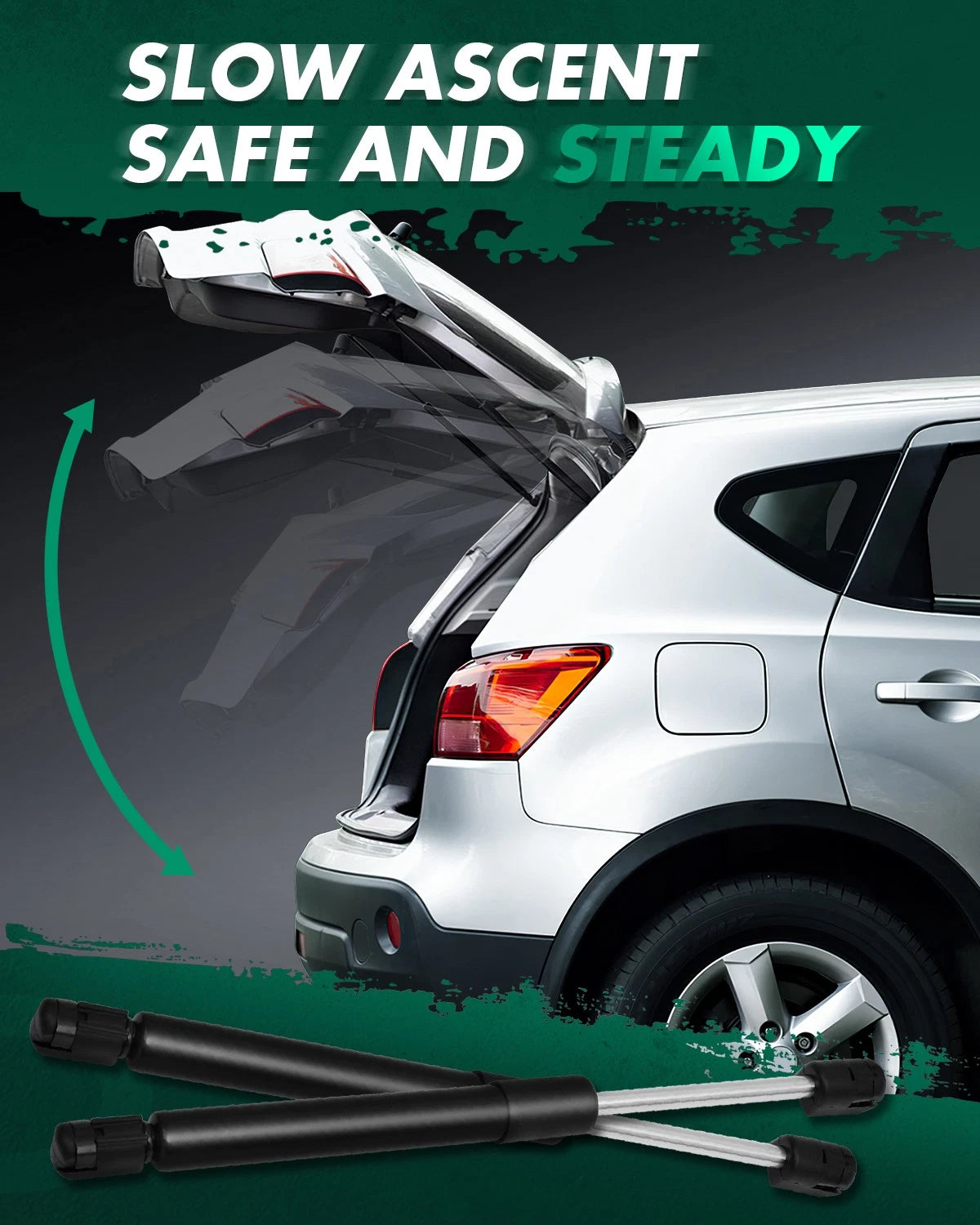 2X Rear Trunk Lift Supports Gas Springs for Mitsubishi Galant (2009)
