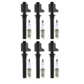 Set of 6 Ignition Coils & 6 Platinum Spark Plugs for Ford Mercury 3.0 V6