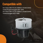 HVAC Heater Blower Motor with Wheel for Volvo S60 R-Design (2012–2018)