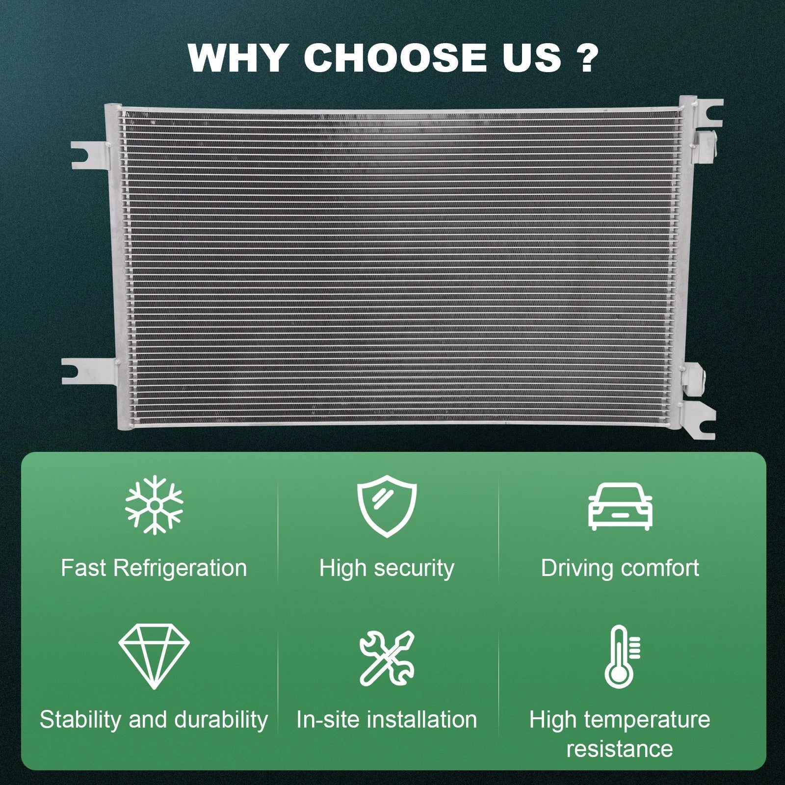 AC Condenser for International Harvester ProStar (2010–2014)