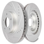 Set of 4 Drilled Slotted Brake Rotors for Nissan 350Z INFINITI G35
