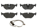 Set of 4 Brembo Rear Low-Metallic Brake Pads with Sensor for BMW E36 Z3 (1998–2002)
