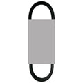 L4201T V-Belt for John Deere Tractor Model M (Fits 1/2" x 23")
