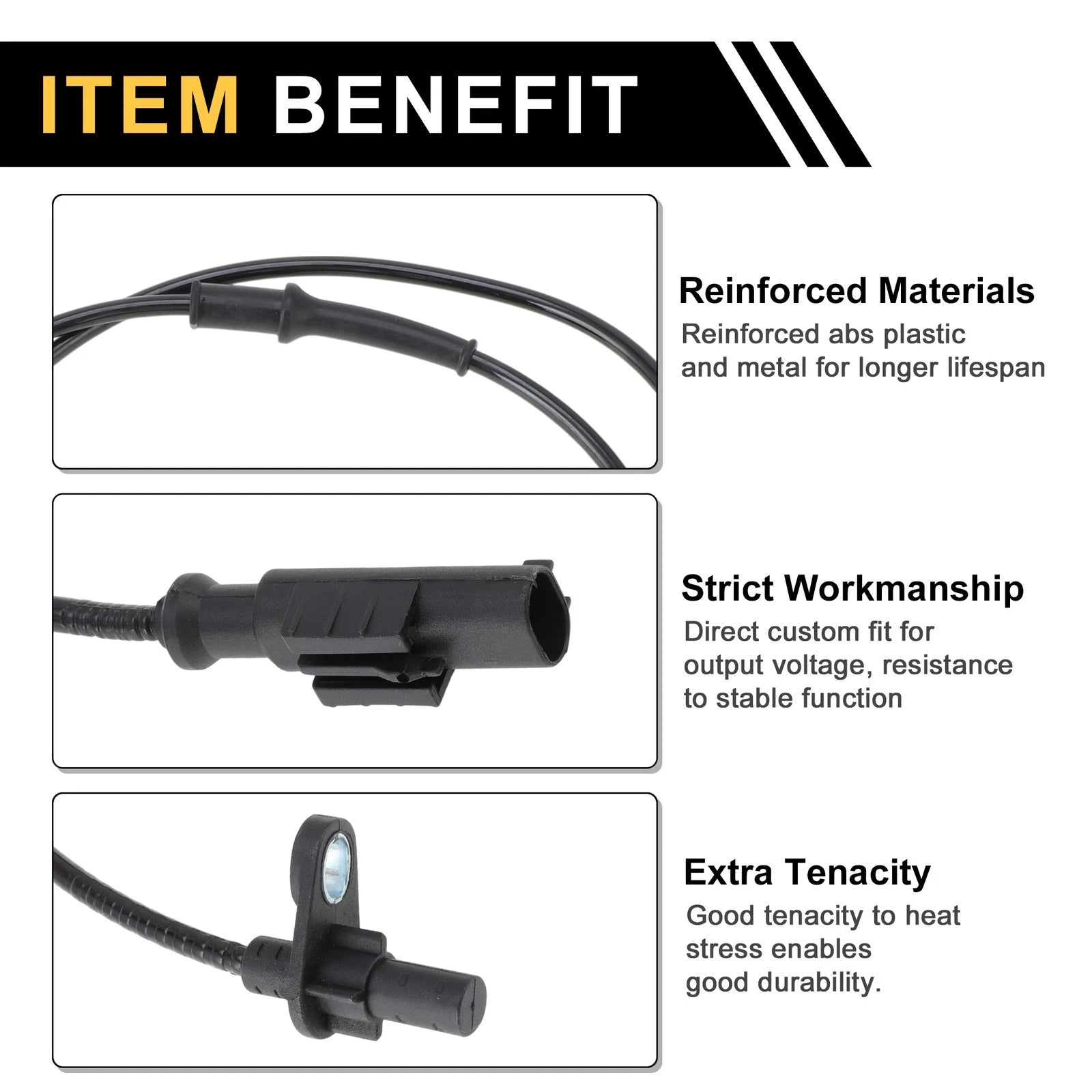 ABS Wheel Speed Sensor FA0243731M1 for Mazda 323 (2006–2012) Front Left