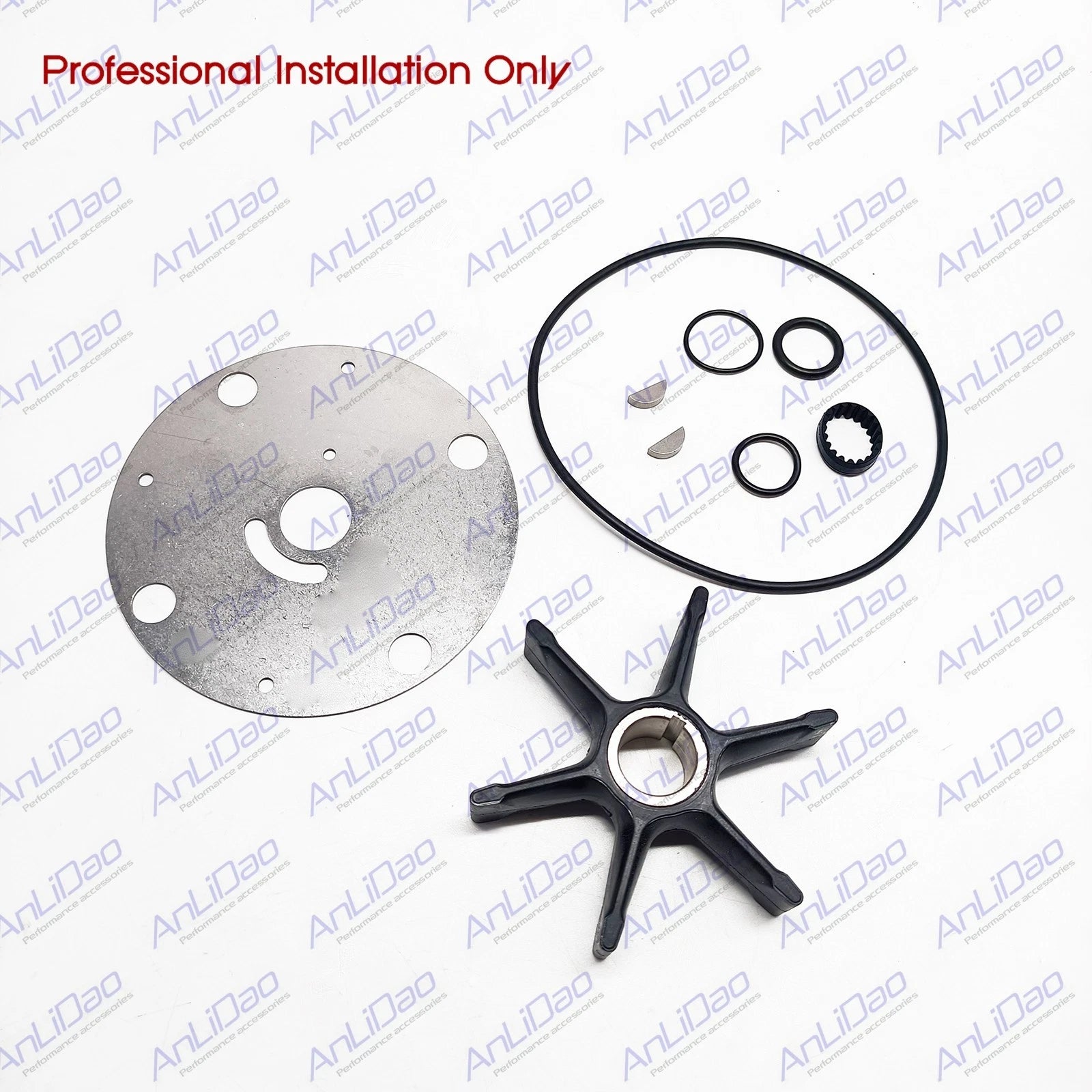 Water Pump Rebuild Kit for OMC Stringer Outdrives (1962–1985) 18-3386, 983218