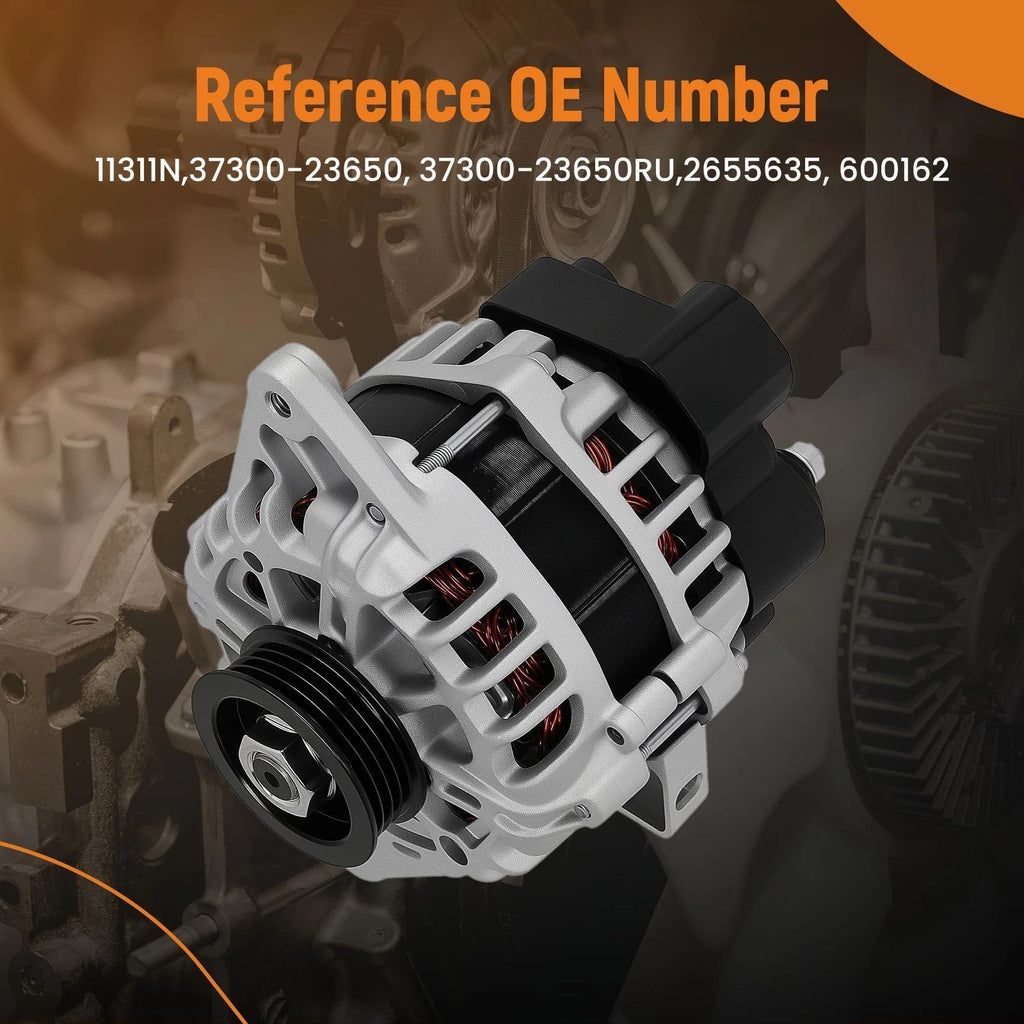 Alternator for Hyundai Elantra (2007–2012) Kia Soul/Spectra/Spectra5 (2007–2011)