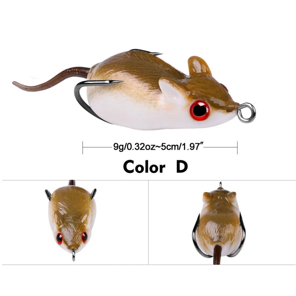 Soft Fishing Bait 5cm 9g for Bass and Snakehead (Realistic Amphibian Design)