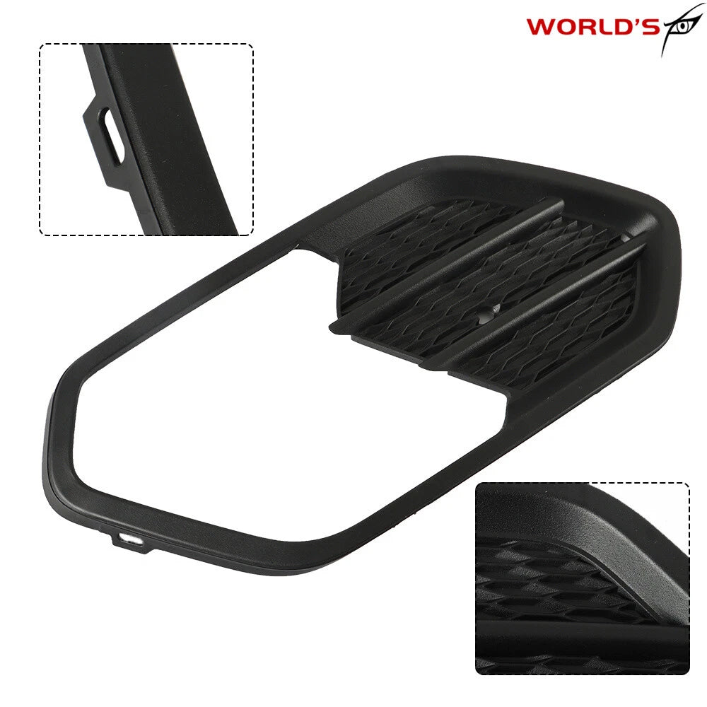 Fog Light for Ford Escape (2017–2019) Left Side Bumper Black Cover