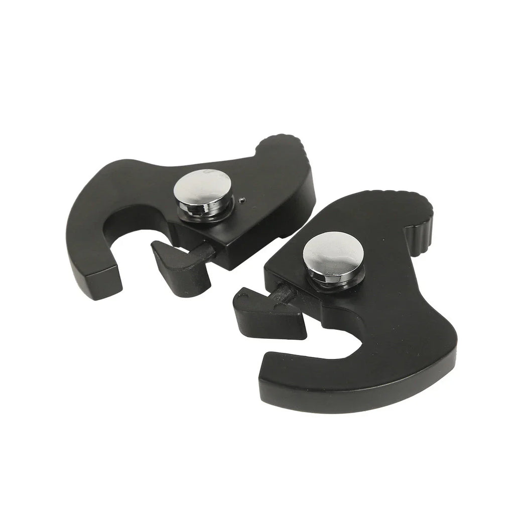 Black Sissy Bar Luggage Rack Docking Clip Kits for Harley Touring Softail