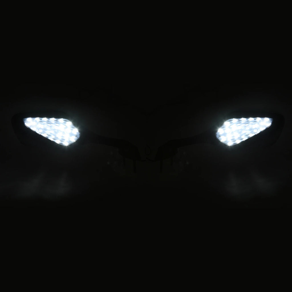 Set of 2 Black Rear View Mirrors with LED Turn Signal for Honda CBR1000RR (2008–2016)