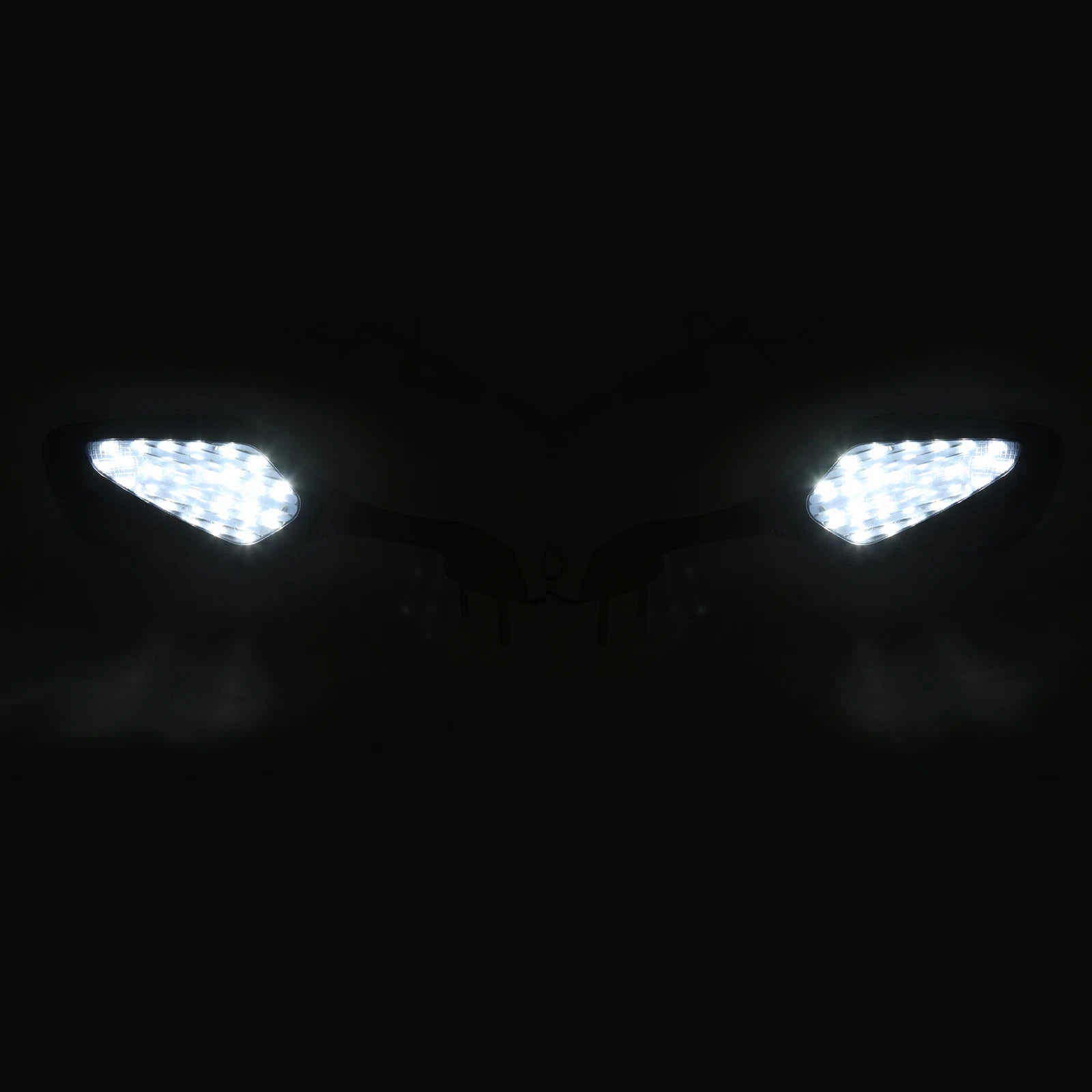 Set of 2 Black Rear View Mirrors with LED Turn Signal for Honda CBR1000RR (2008–2016)