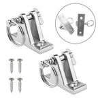 Marine Grade Stainless Steel Hinge / 2 x / Removable Pin for Bimini Top