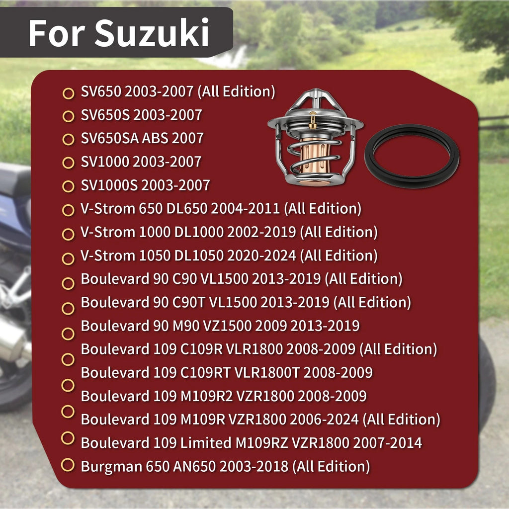 Thermostat with O-Ring for Suzuki Boulevard C90 M90 (2013-2019)