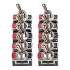 10 pcs 12V 24V 220V 230V 10A Car Rocker Switch ON OFF 2 Pin for Boats