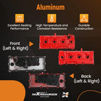 Aluminum Valve Cover Set for Nissan Pathfinder Titan Armada Infiniti QX56 (2005–2015)