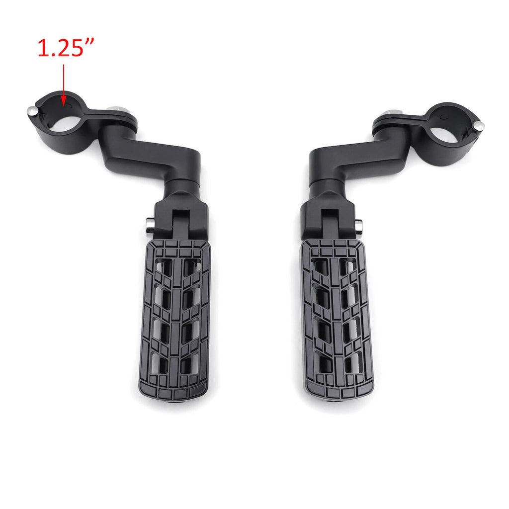 Chrome Dominator CNC FootPeg for Harley Softail (1.25" Clamp, 32mm)