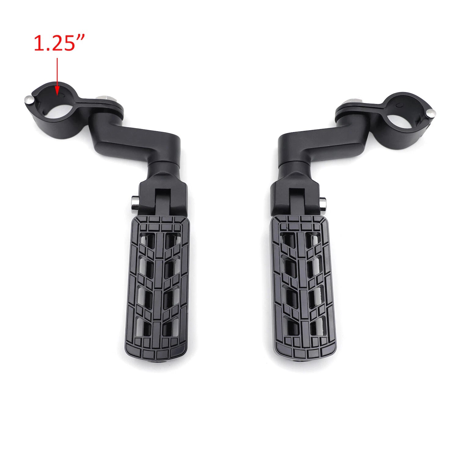 Chrome Dominator CNC FootPeg for Harley Softail (1.25" Clamp, 32mm)